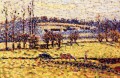 prairie à bazincourt Camille Pissarro paysage